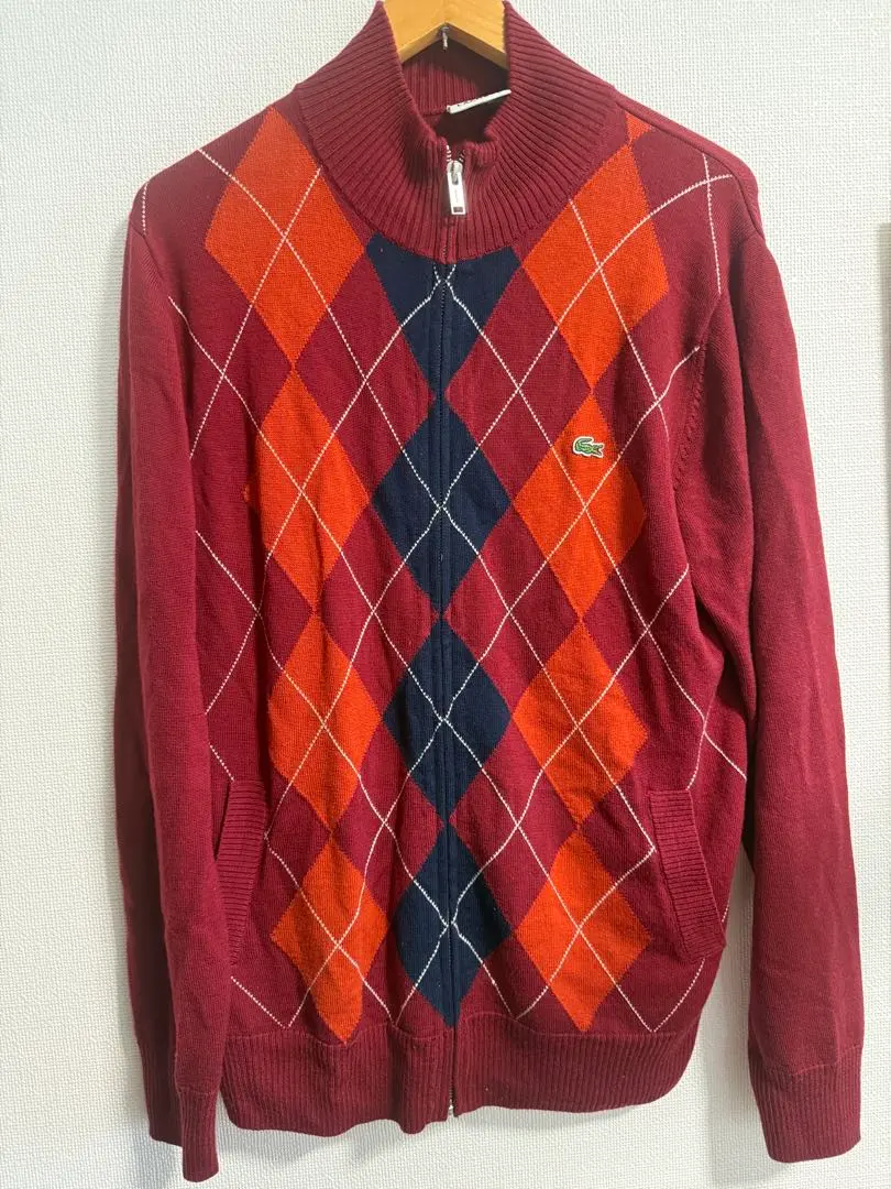 Thumbnail of [Price Reduced] Lacoste Diamond Pattern Sweater, Cardigan