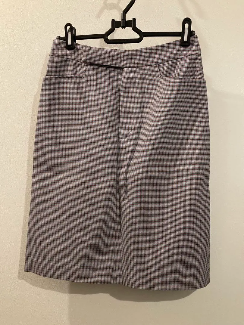 Thumbnail of i.n.e Checkered Tight Skirt Knee Length Made in Japan 2