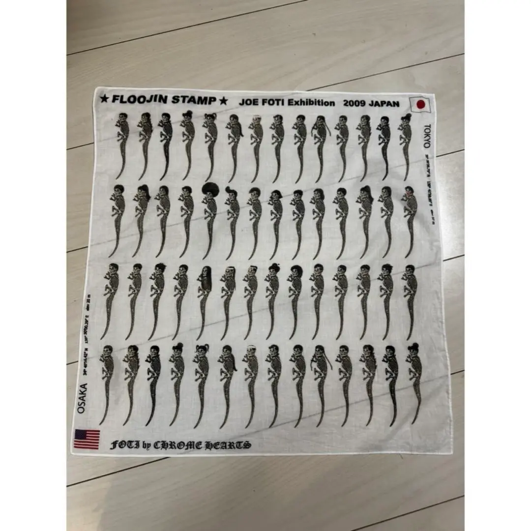 【最安値】クロムハーツChromehearts クロス模様ハンカチメガネ拭き十字 CHROME HEARTS クロムハーツ（原本無） アイウェアクロス メガネ