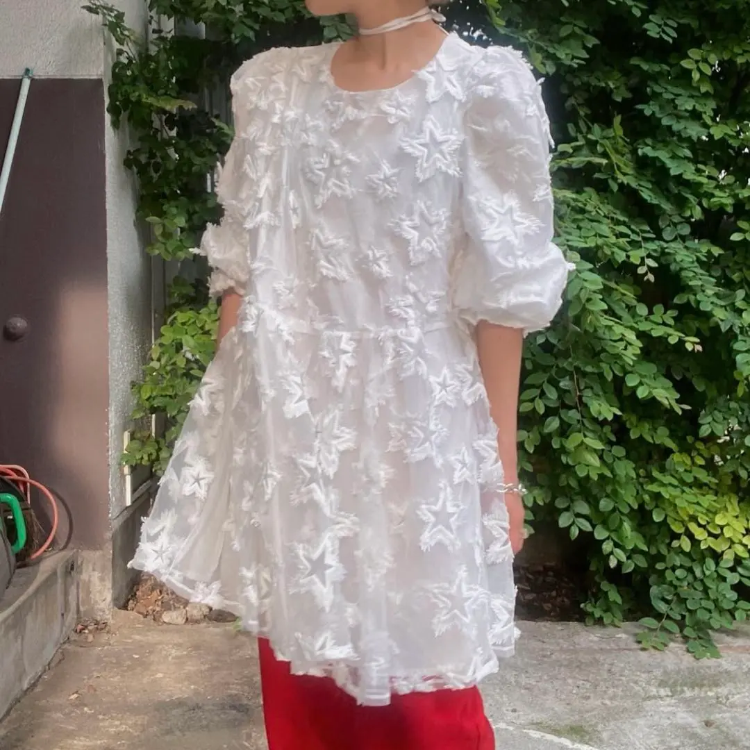 未使用品タグ付き dream Sister Jane ブラック花柄ドレス Wood Lily Embroidered Dress