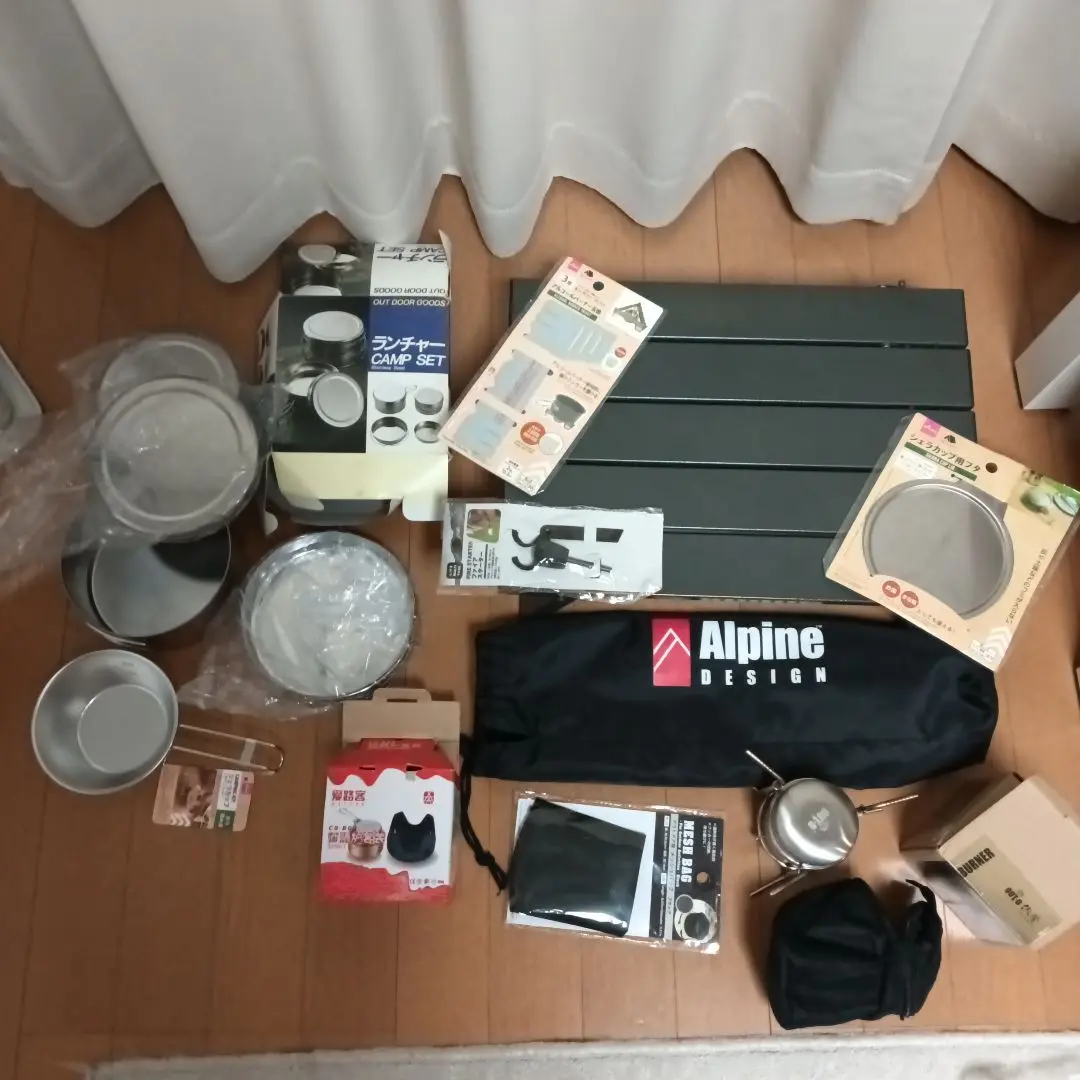 Alpine DESIGN (アルパインデザイン) 2WAY キッチンテーブル キャンプ キャンプギア】アウトドア用 お値段3,300円の激安2WAY
