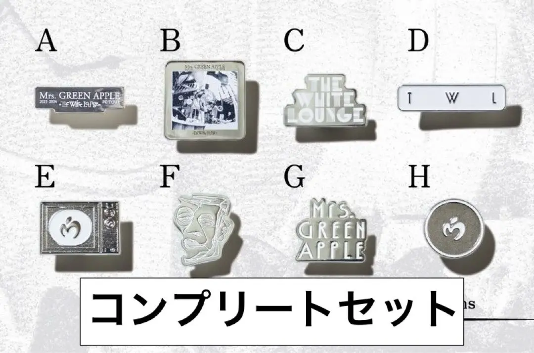 ミセスグリーンアップル エデンの園　ピンバッジ　コンプリート Mrs. GREEN APPLE エデンの園 ピンバッジ コンプリート6種