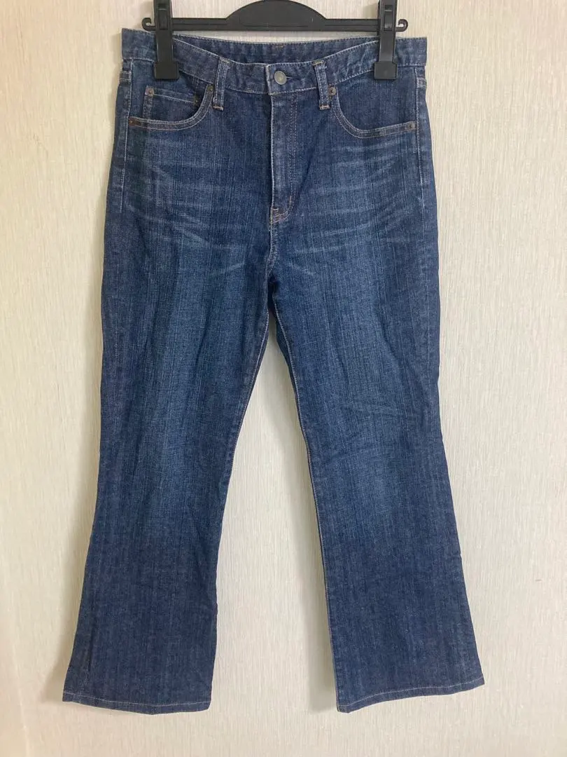 Thumbnail of UNIQLO Uniqlo Denim Pants Jeans Blue Dark Blue Waist 67cm