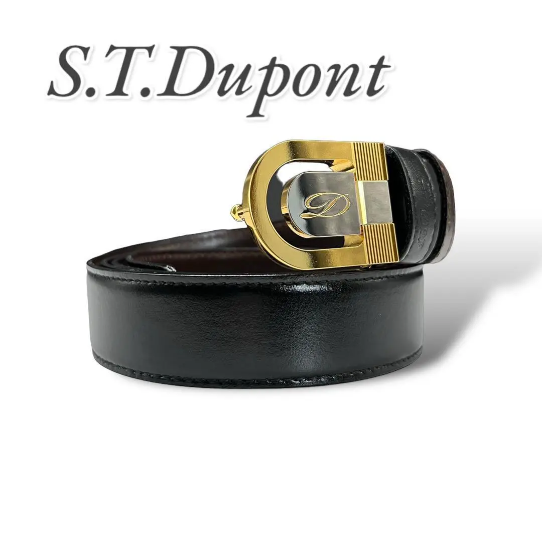 E9497S◾️エステーデュポン　レザーベルト ベルト | S.T. Dupont Official / エス・テー・デュポン 公式