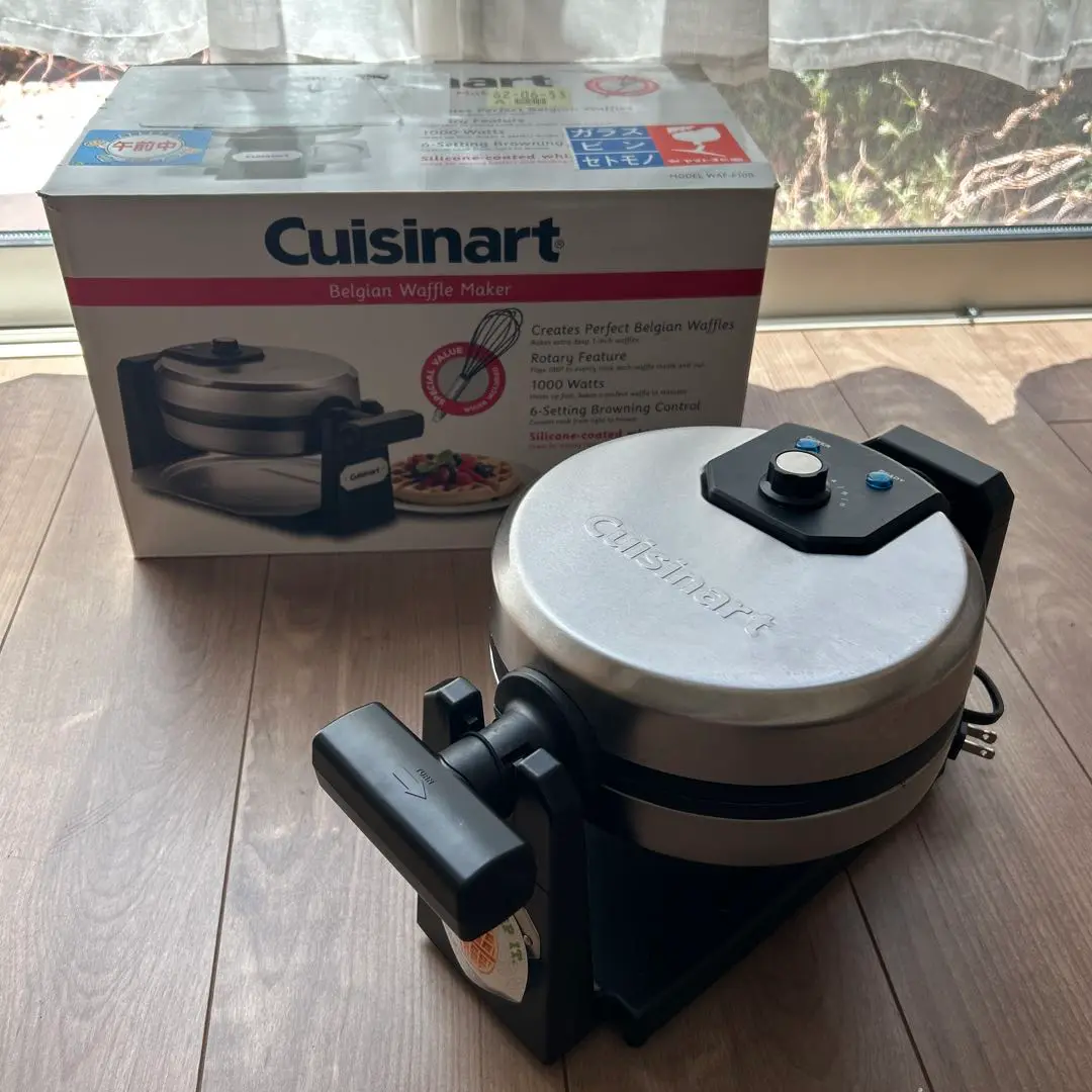 新品未使用⭐️クイジナート ワッフルメーカー アメリカ クイジナート ワッフルメーカー Cuisinart WMR-CA ラウンド