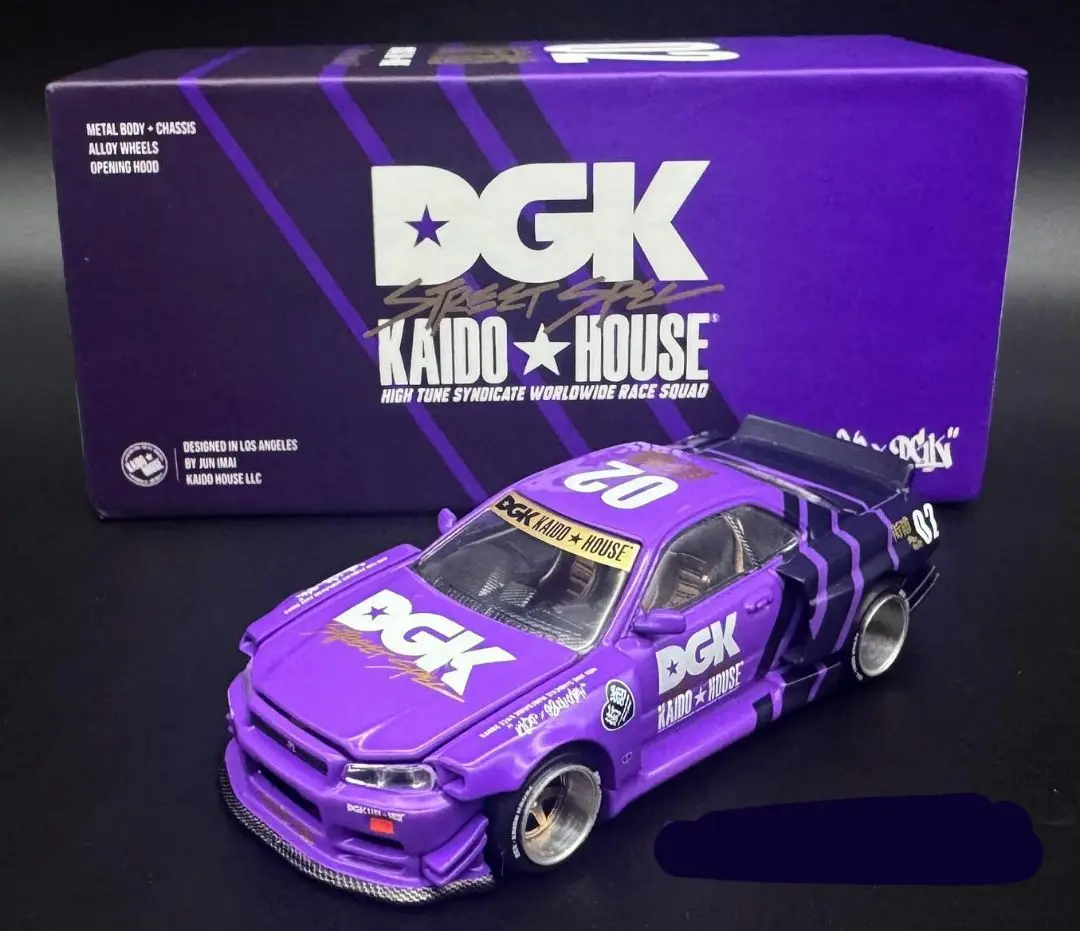 カイドウハウス×DGKコラボ スカイラインR34 V1 Kaido GT Nissan Skyline GT-R (R34) Kaido Works™ SHINJUKU V1