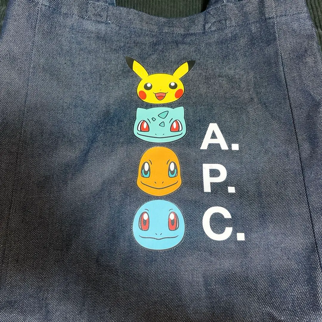 【A.P.C. アーペーセー】ポケモン コレクション ピカチュウデニムキャップ A.P.C. アーペーセー】ポケモン コレクション ピカチュウデニム
