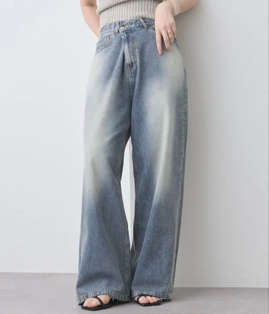 Thumbnail of Cut-off overdyed denim