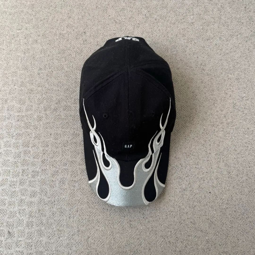 yeezy gap ベースボールキャップ バレンシアガ Balenciaga x GAP x Yeezy Flame Cap 'Black' 7239904C9B91000