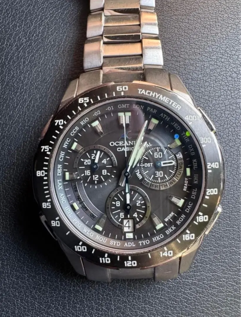 カシオオシアナス/OCWーM800ーTBJー1AJF電波ソーラー/チタン黒文字盤 2025年最新】オシアナス OCW-M800TBJ-1AJFの人気アイテム - メルカリ