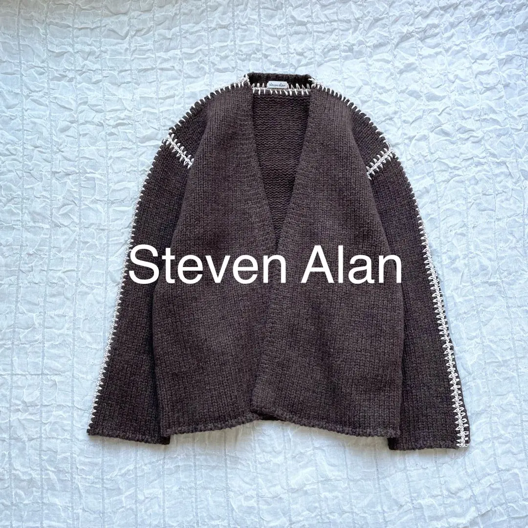 Thumbnail of [Excellent Condition] Steven Alan Shetland Wool Stitch Knit Cardigan