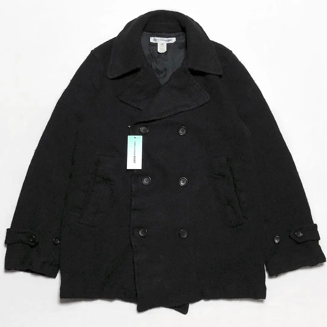 Comme des Garçons Shirt ダブルブレスト ピーコート Comme des Garçons Shirt ダブルブレスト ピーコート - メルカリ