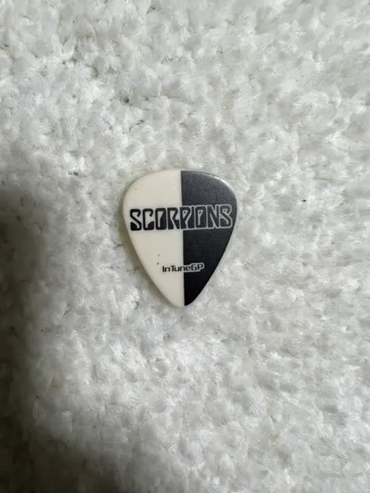 Scorpions スコーピオンズ　ルドルフシェンカー　ギター　ピック Scorpions スコーピオンズ ルドルフシェンカー ギター ピック