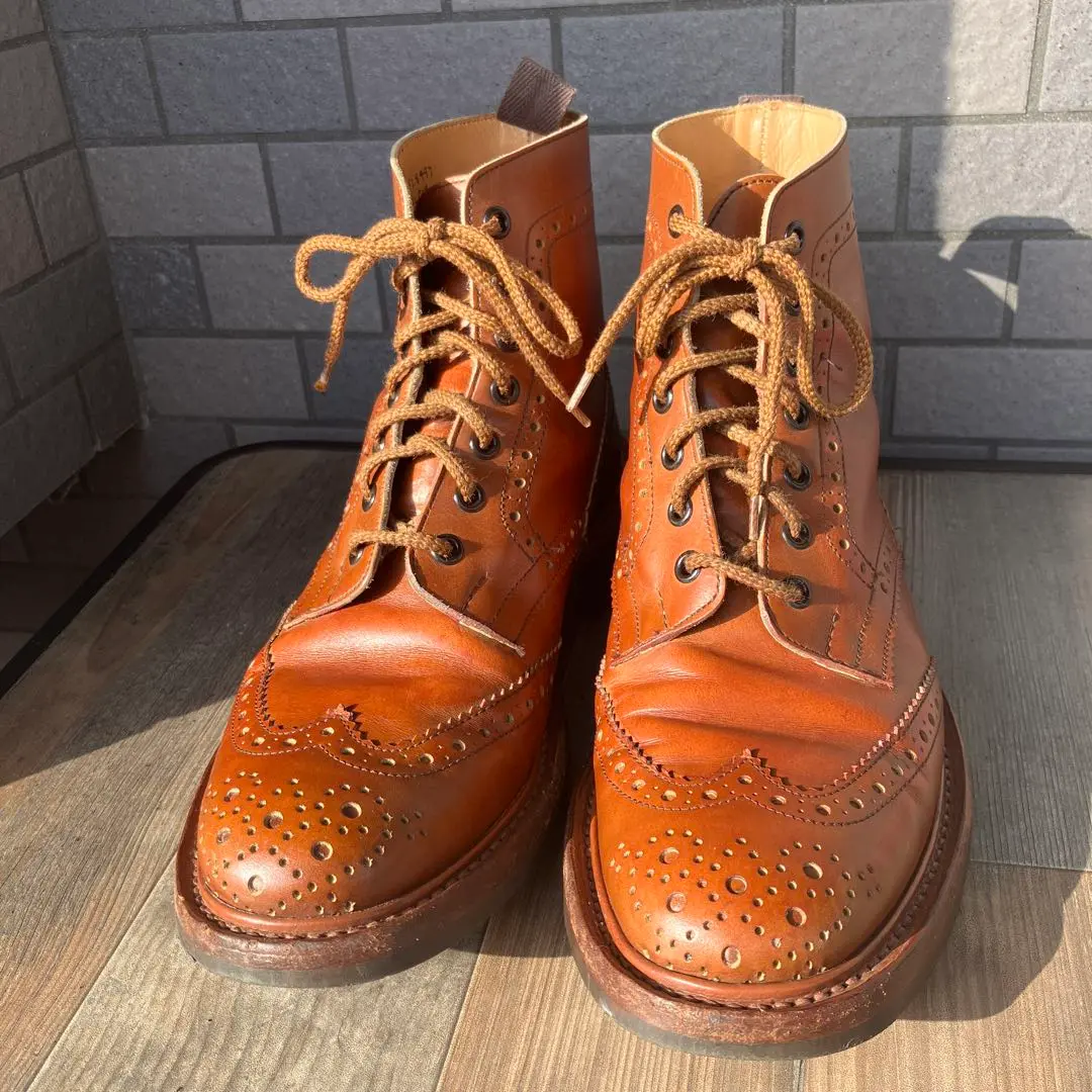 【美品】Tricker's /トリッカーズ バートン エイコン Tricker's(トリッカーズ) COUNTRY BOURTON（カントリーバートン