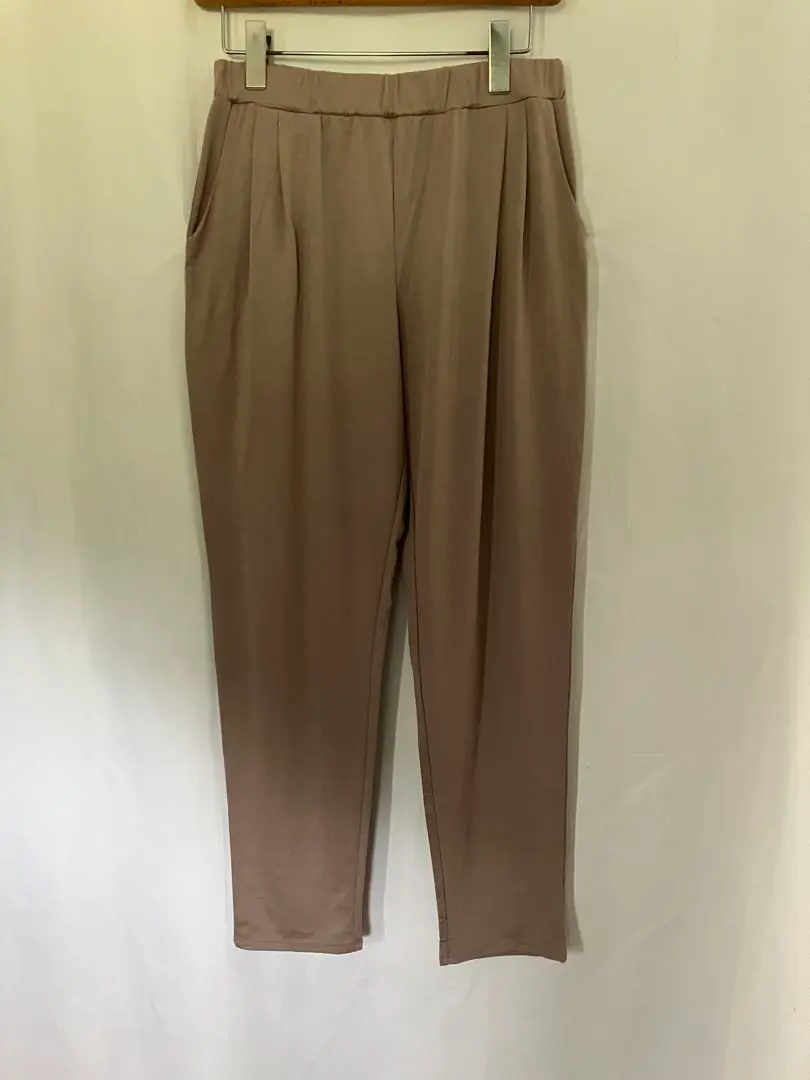 Thumbnail of American-made rayon stretch two-tuck pants, beige