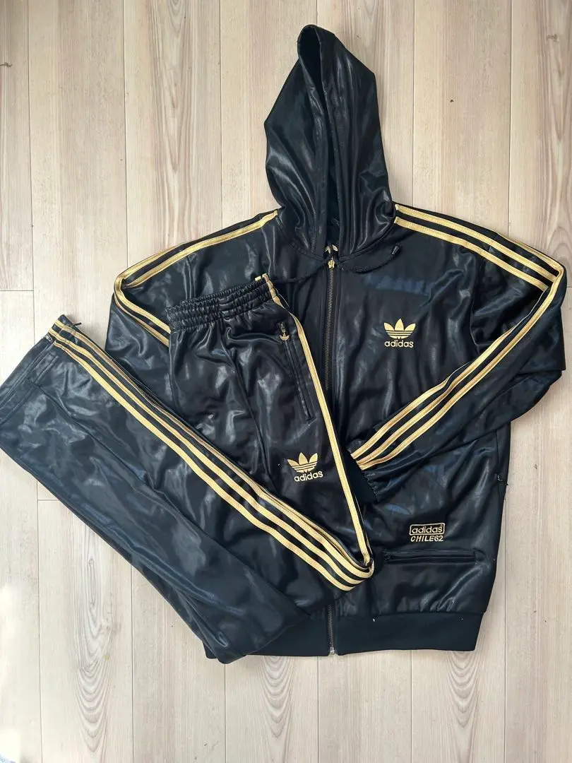 アディダス　CHILE62 セットアップ　XXL adidas アディダス CHILE62 セットアップ ゴールド Lサイズ 希少