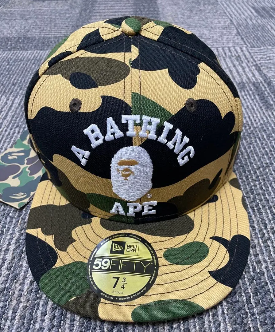 NEW ERA × BAPE 1ST CAMO CAP 61.5公分 的縮圖