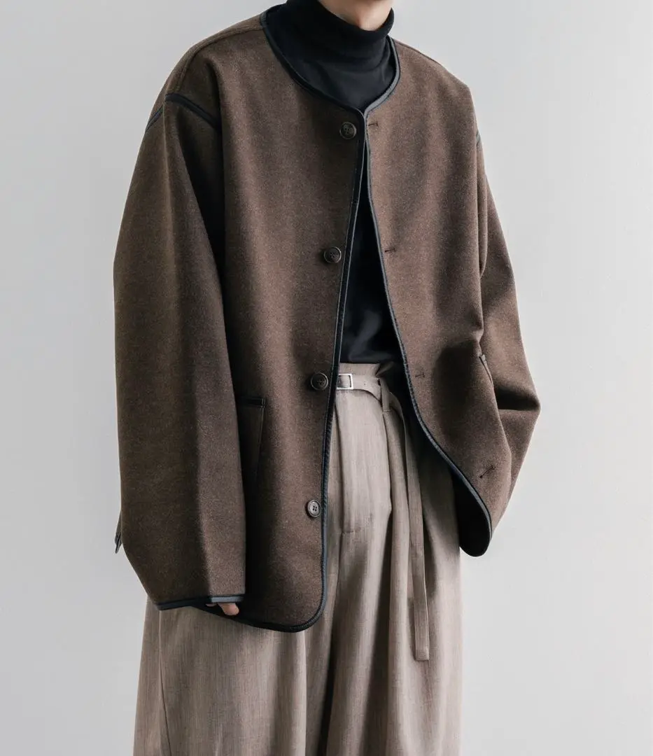 epnok パイピングノーカラージャケット セットアップ【専用】 epnok（エプノック）の「パイピングノーカラージャケット（ノー