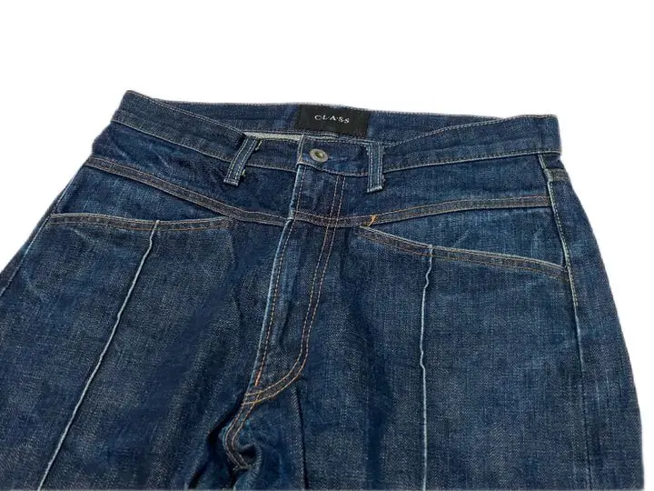 CLASS クラス センタークリース セルビッチデニムパンツ 1 堀切 ブルー CLASS クラス センタークリース セルビッチデニムパンツ 1 堀切