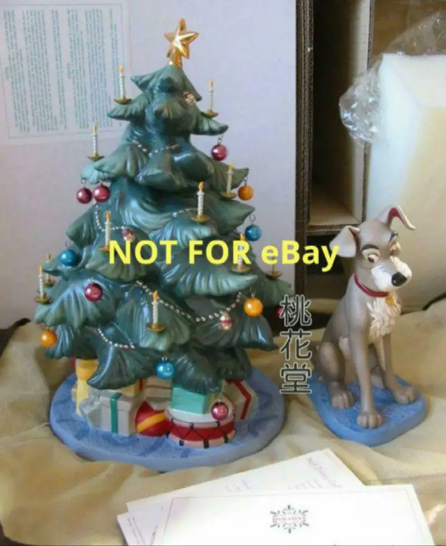 ディズニーストア　クリスマスオーナメント　わんわん物語　レディー ディズニーストア クリスマスオーナメント わんわん物語