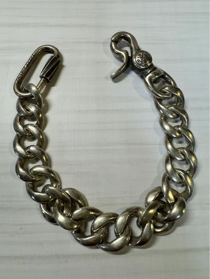ルードギャラリーブラックレーベル　ウォレットチェーン　シルバー OUTSIDERS WALLET CHAIN (SILVER) / RUDE GALLERY BLACK REBEL