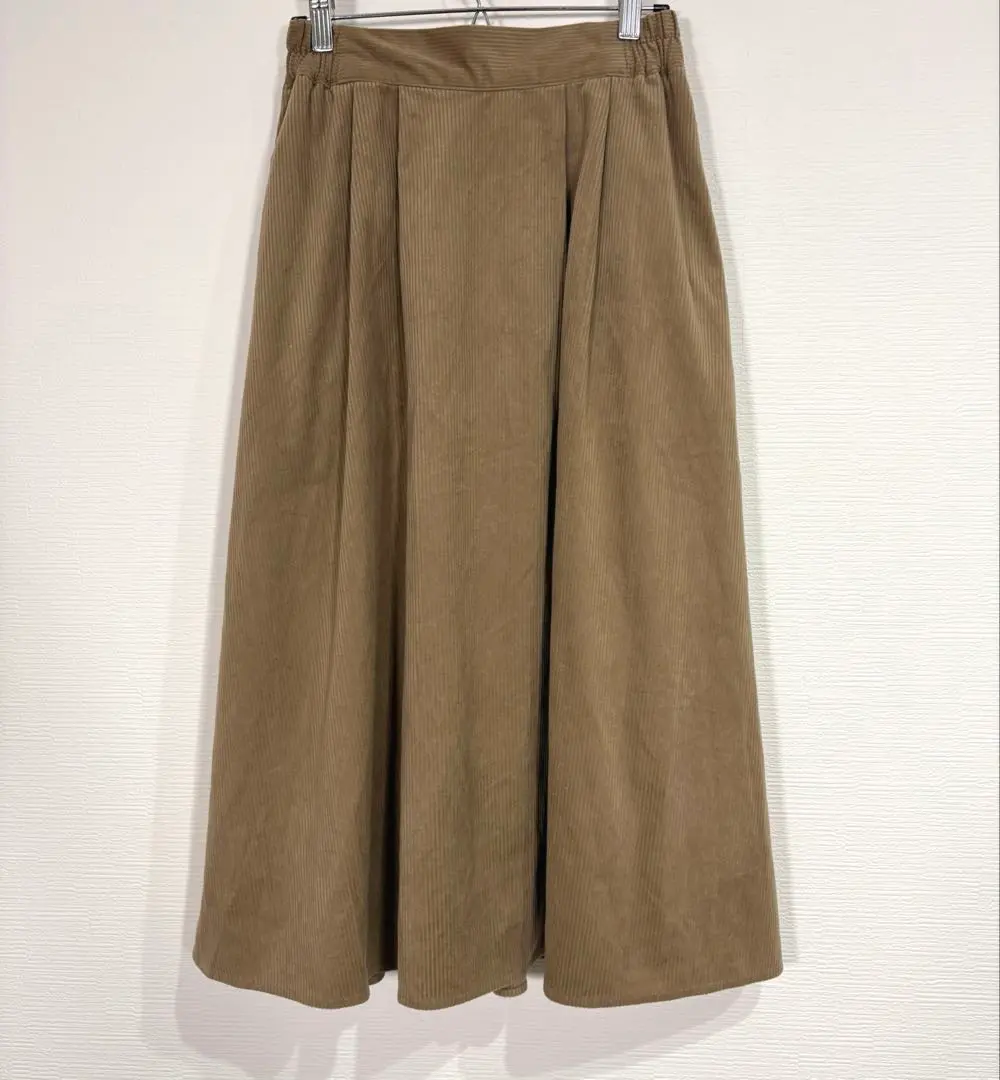 Thumbnail of Chocol raffine robe [F] Corduroy Long Flare Skirt with Tucks