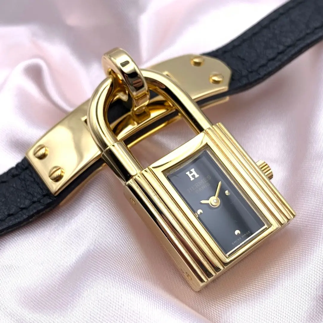 ◇◆ HERMES エルメス ケリー 南京錠 時計 極美品 動作未確認 エルメス/HERMES ケリーウォッチ 南京錠 カデナ 正規品