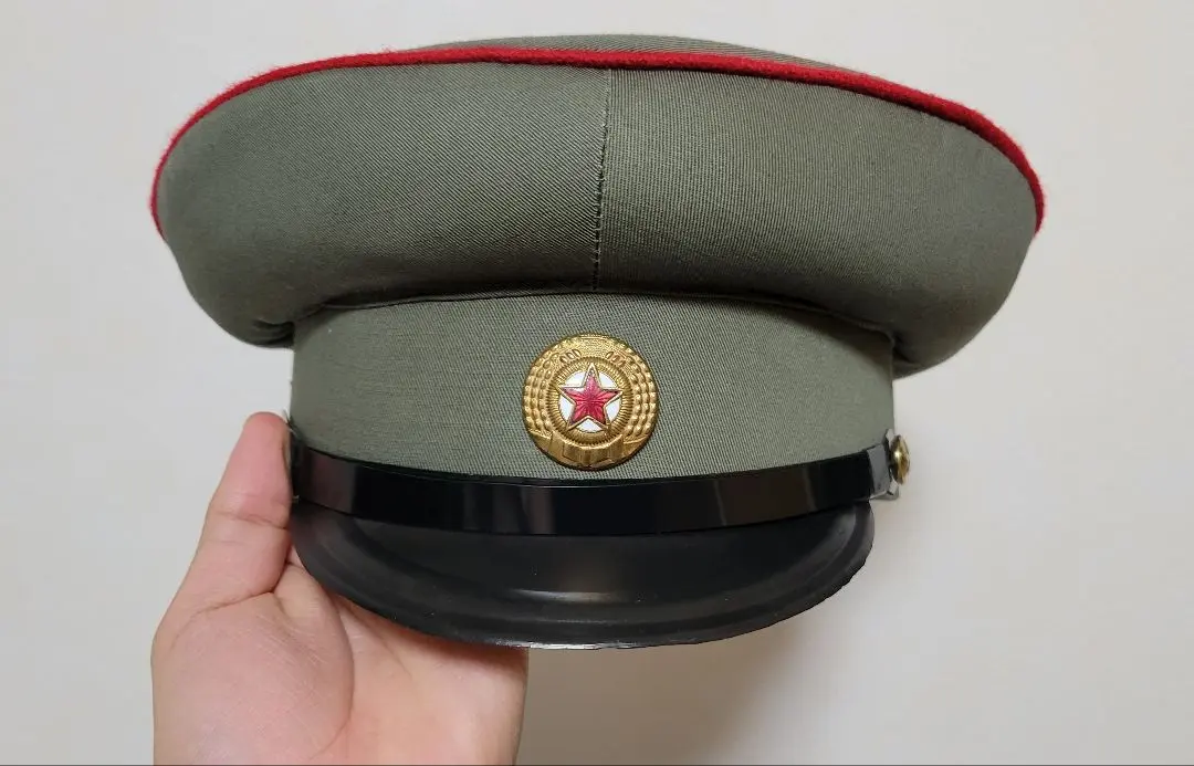 2000年代 北朝鮮 朝鮮人民軍 軍官(将校)用戦闘帽 実物 帽子 2000年代 北朝鮮 朝鮮人民軍 軍官(将校)用戦闘帽 実物 帽子