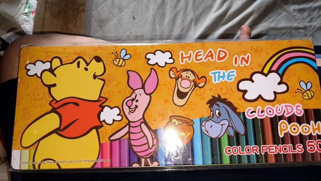 Thumbnail of HEAD IN THE CLOUDS POOH Colored Pencils - 50 count