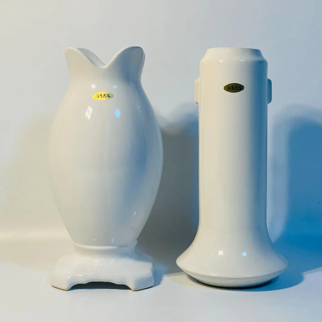 ★ 未使用品 小原流　推薦花器四品(エンジ 　ェル、プリンセス、あすか、蓮葉口) ☆ 未使用品 小原流 推薦花器四品(エンジ ェル、プリンセス