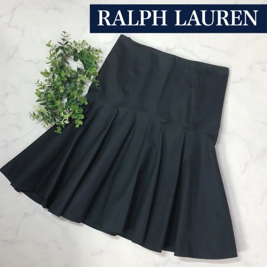 Thumbnail of Ralph Lauren washable cotton skirt, black