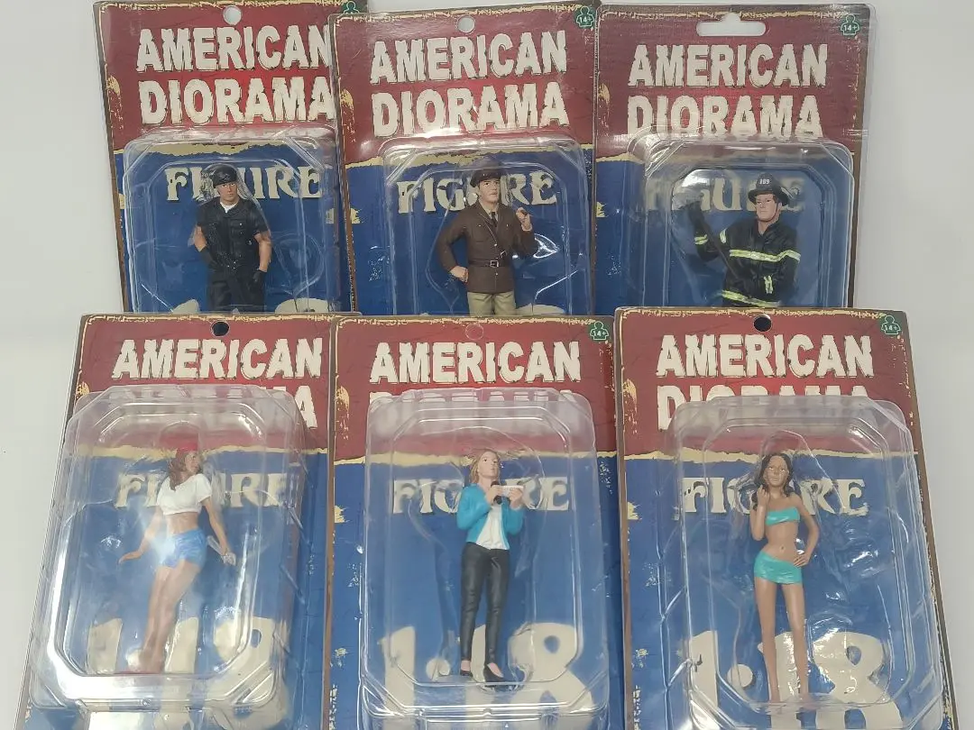1/18 アメリカン ジオラマ フィギュア　まとめ売り、バラ売り可 1/18 アメリカン ジオラマ フィギュア まとめ売り、バラ売り可