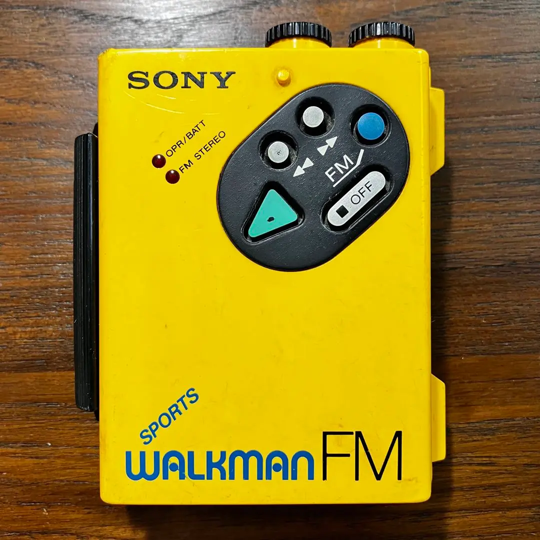 ジャンク品 SONY WALKMAN SPORTS wm-f5 青 ウォークマン【中古】通電OK SONY WM-F5 ソニー スポーツ