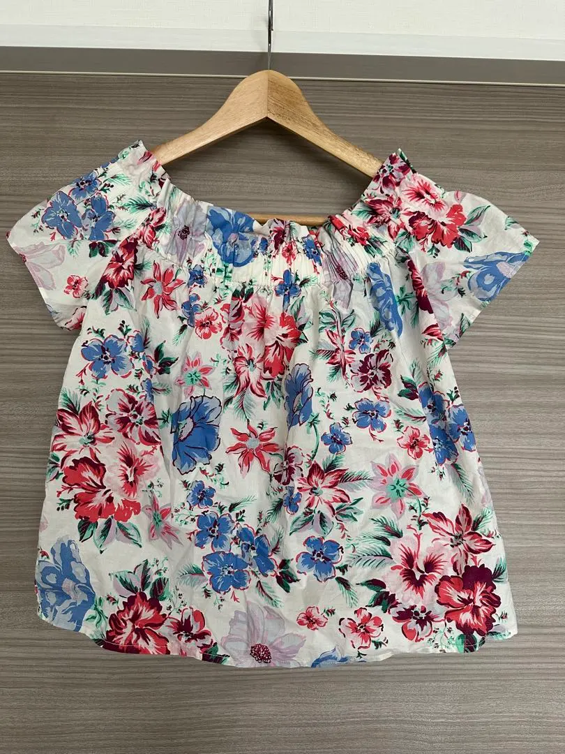 Thumbnail of GAP Floral Print Off-the-Shoulder XS