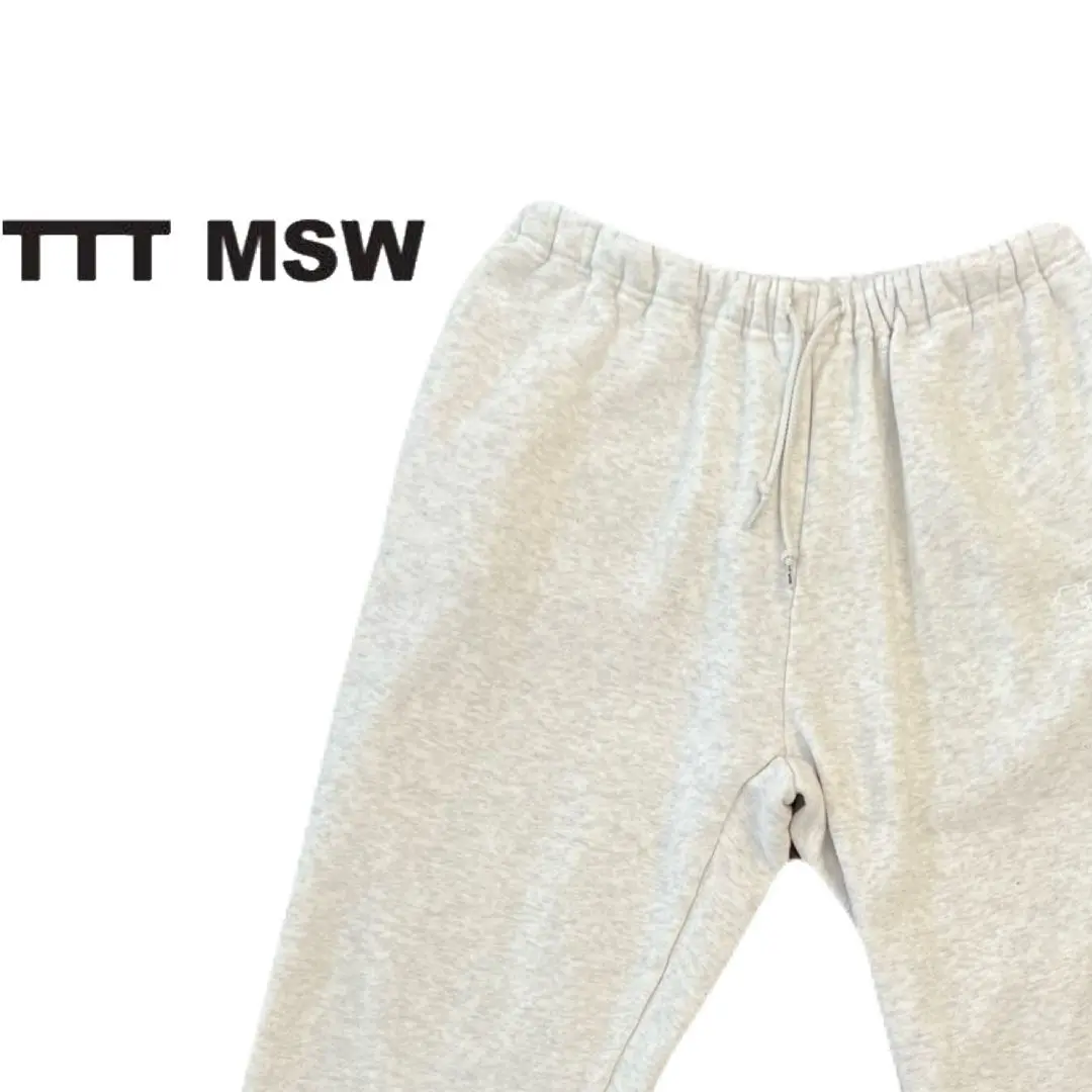ttt msw ロゴスウェットパンツ TTT MSW(ティーモダンストリートウエア) 24SSFleece Easy Pants