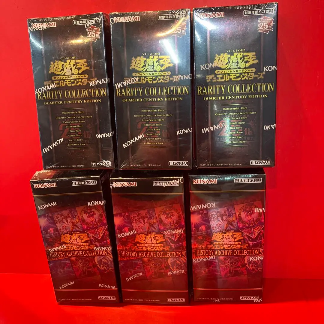 遊戯王　レアリティコレクション　レアコレ　シュリンク付き　6box 未開封 遊戯王 レアリティコレクション レアコレ シュリンク付き 6box
