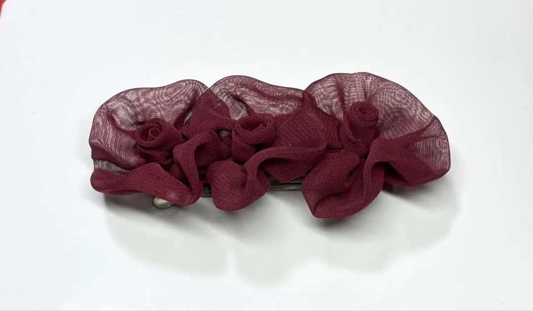 Thumbnail of Barrette, Rose Flower Hair Accessory, 《 Anonymous Delivery 》