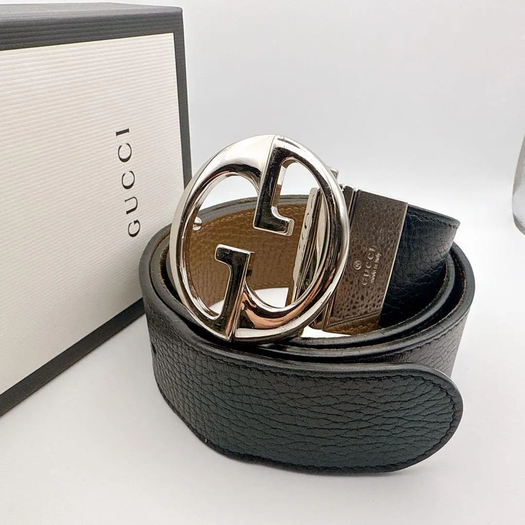 【美品】グッチ　GUCCI バッグルのみ ベルト　シルバー P55 2025年最新】GUCCI カラー：シルバー系 ベルトの人気アイテム