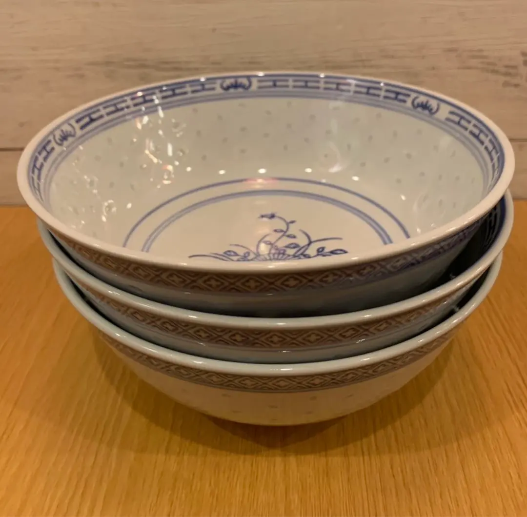 景德鎮製特大碗3個 的縮圖