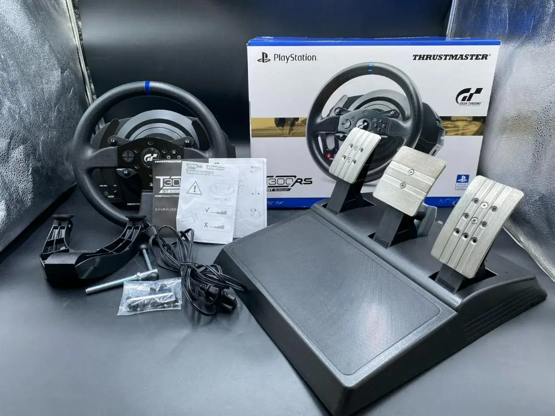 ジャンク）Thrustmaster T300 RSペダル シフター付き