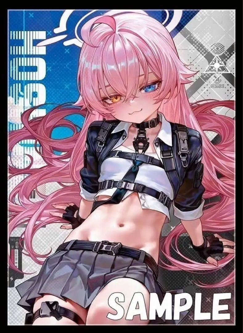 Thumbnail of Takanashi Hoshino Cyberpunk Card Sleeves Blue Archive e_t @