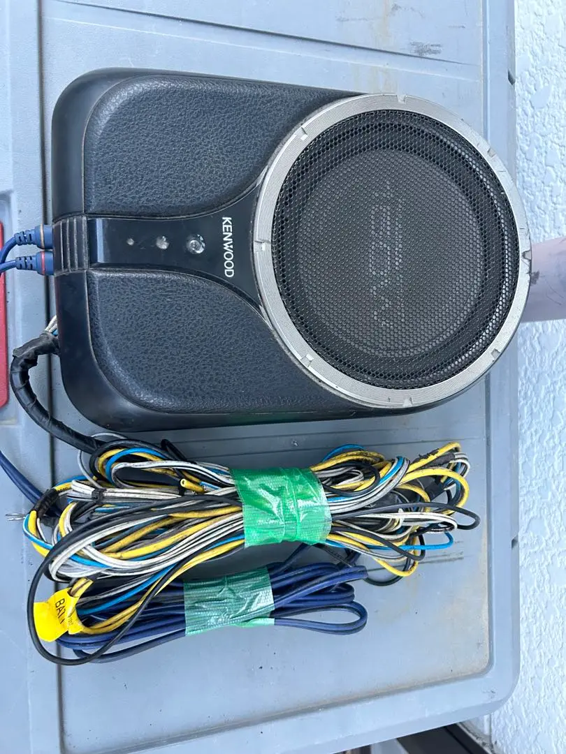 KENWOODケンウッド チューンナップサブウーファーKSC-SW01 KENWOOD ケンウッド KSC-SW01 サブウーファー ジャンク品 - メルカリ