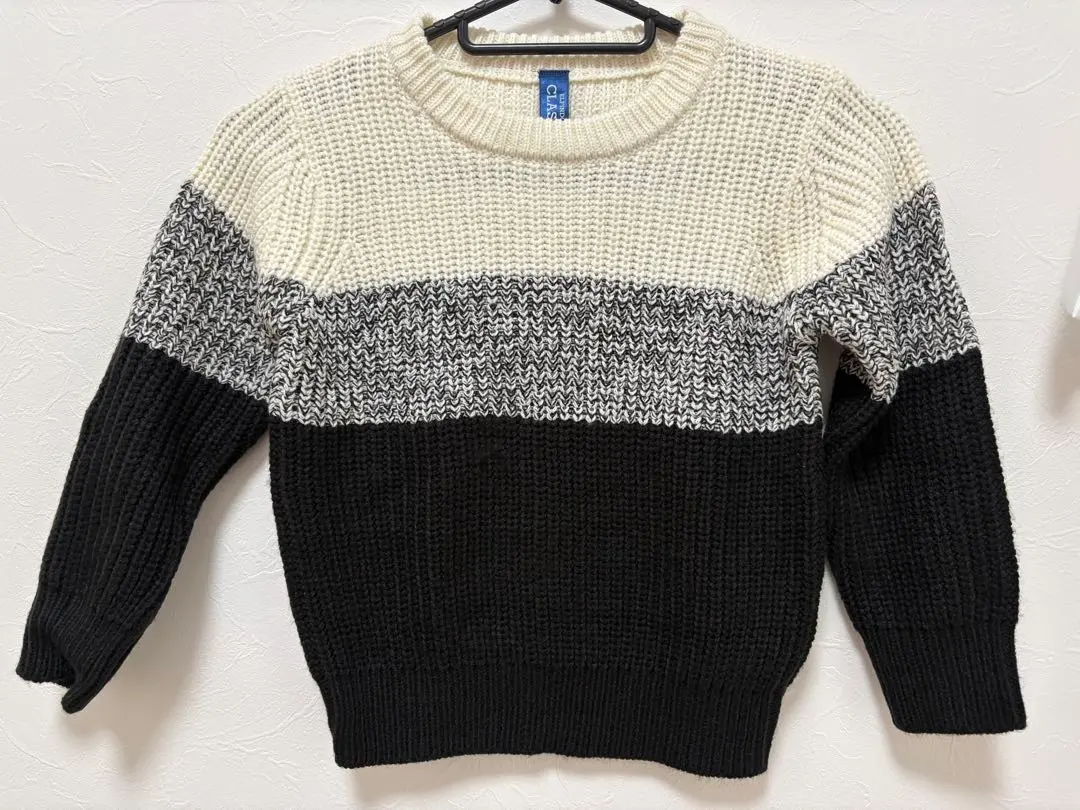 Thumbnail of Nishimatsuya ELFINDOLL Border Knit Sweater 100