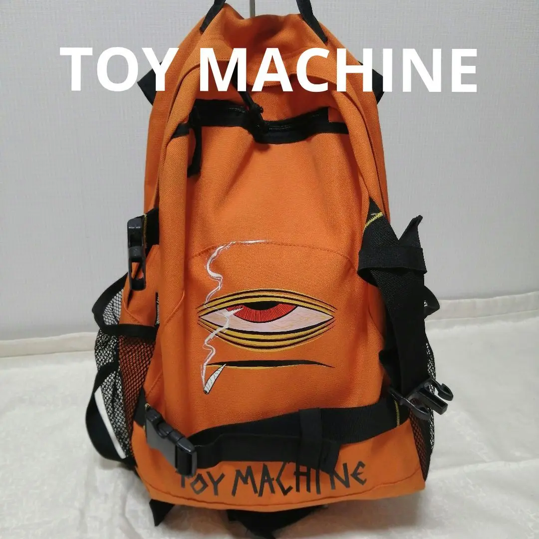 19年製　廃盤　 トイマシーン(TOY MACHINE) リュック オレンジ 楽天市場】【楽天スーパーSALE70%OFF】TOY MACHINE 大容量