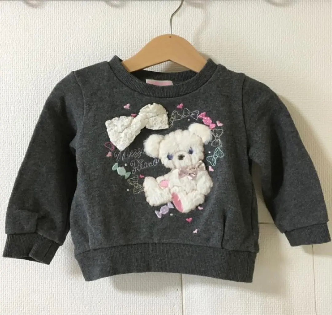 Thumbnail of Excellent condition ★ Mezzo Piano ★ Bear sweatshirt 90