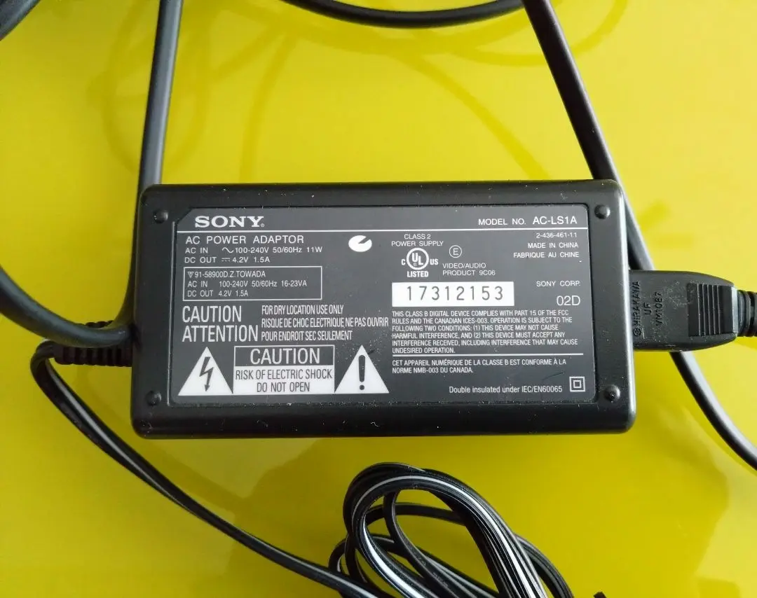 SONY - ソニー ACパワーアダプター AC-LS1A 中古品 2025年最新】Yahoo!オークション -sony ac-ls1aの中古品・新品