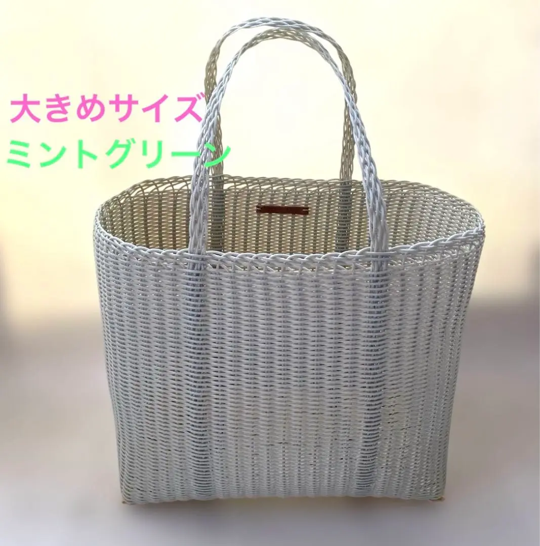 最終値下げ7月31日まで出品 Palorosa かごバッグ PALOROSAパロローサ 【美品】新作MINI TOTE BAG かごバッグ