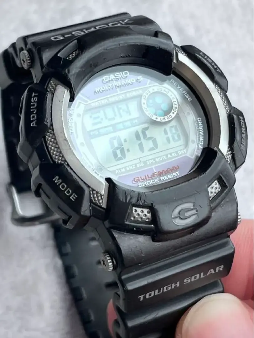 美品 G-SHOCK GW-9100 ガルフマン 電波ソーラー ブラック Casio G-shock Gulfman Black Men's Watch GW-9100 Japan | eBay