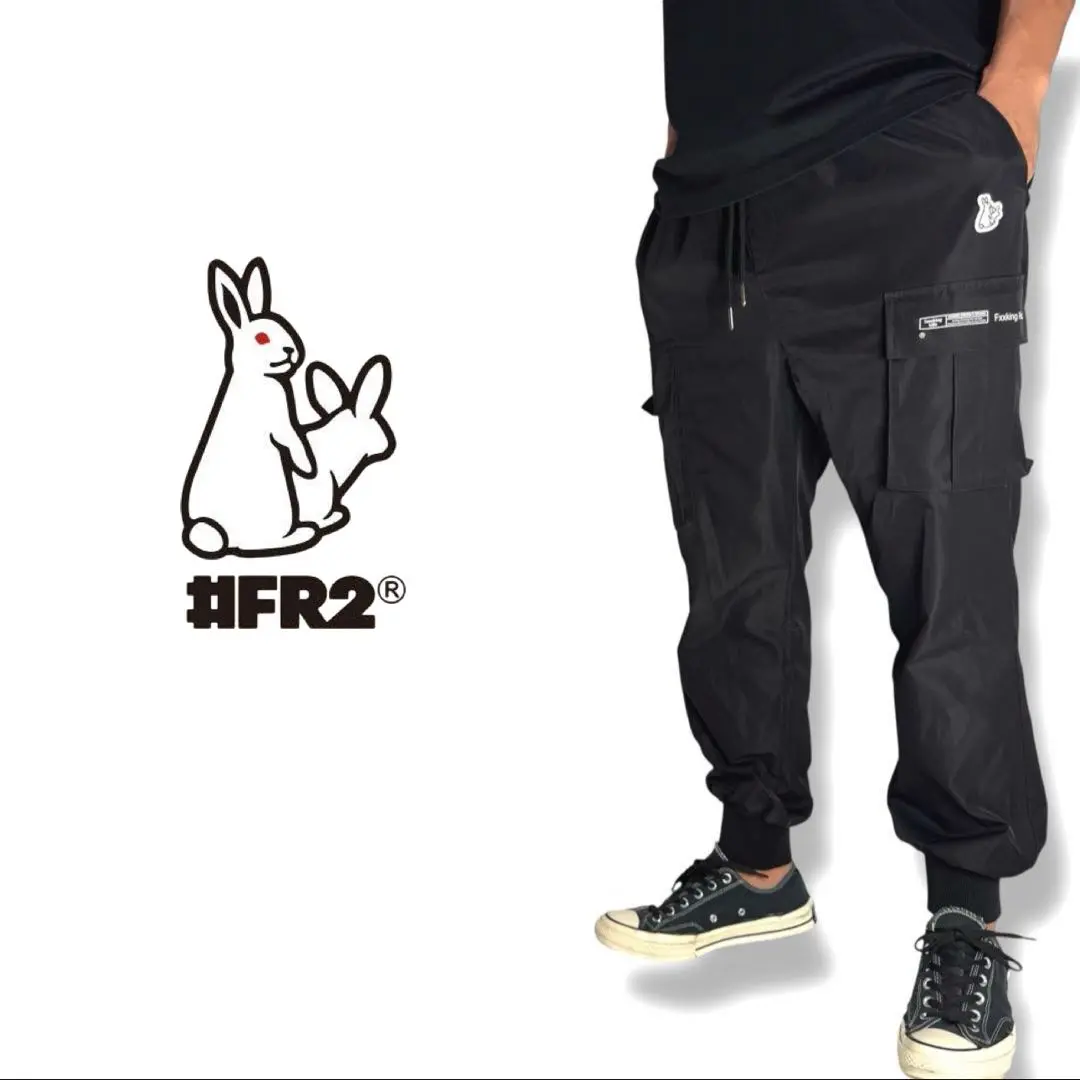 FR2 Cargo PANTS ジョガーパンツ　パンツ　S 黒　ブラック 2025年最新】FR2 ジョガーパンツ・スウェットパンツの人気