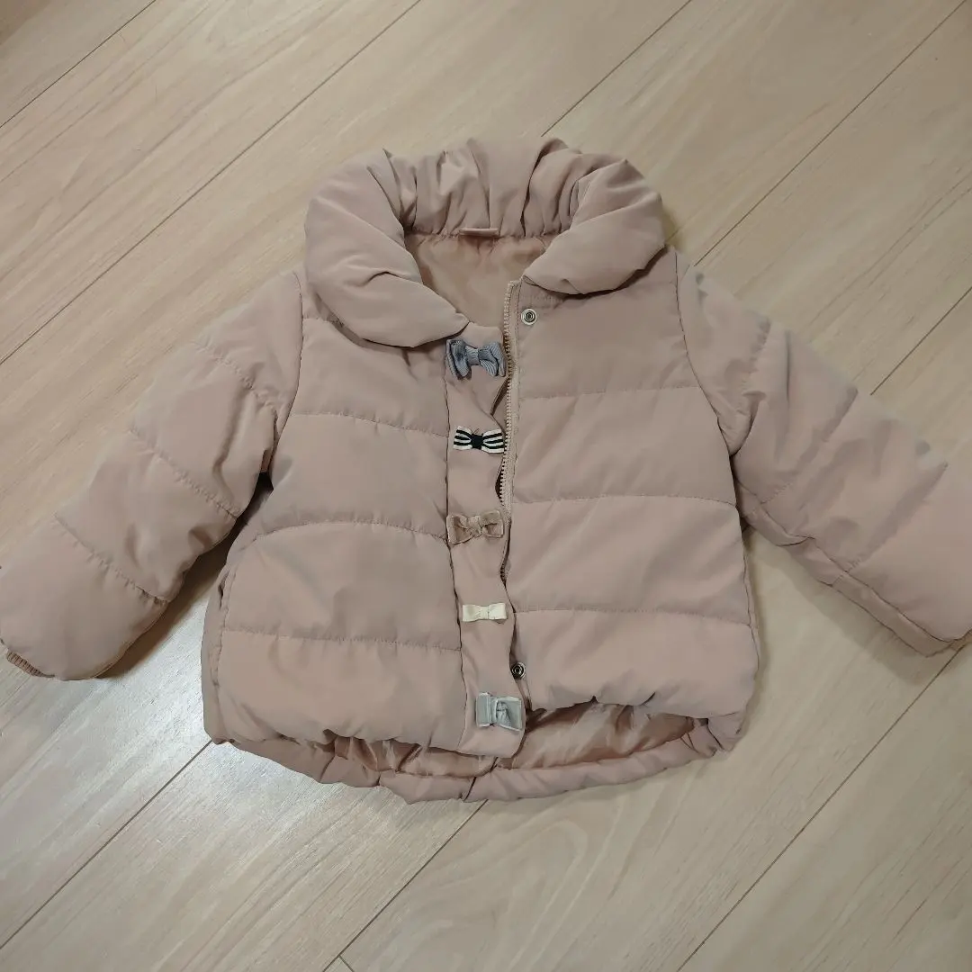 Thumbnail of petit main Pink Orange Padded Coat